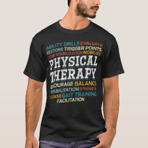 Camiseta Fisioterapia Física Terapia Pta