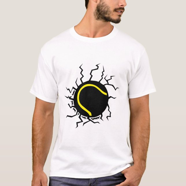 Camiseta fissure tennis impact sol balle (Anverso)