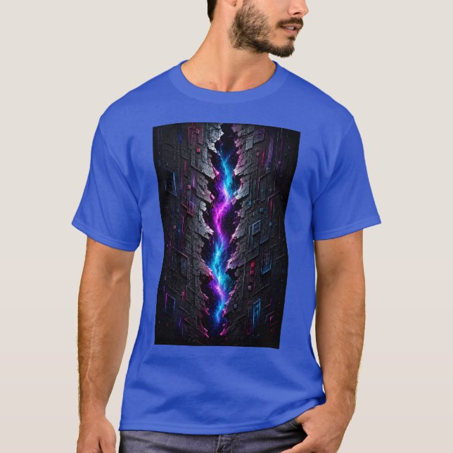 Camiseta Fisura Dimensional 3D (Anverso)