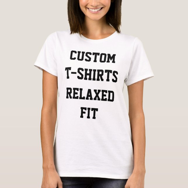 CAMISETA FIT RELAJADA DE LA Personalizado (Anverso)