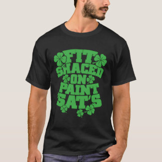 Camiseta Fit Shaced En Paint Sat'S St Patrick'S Day Drinkin