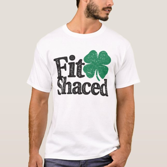 Camiseta Fit Shaced Funny Irish Bebe St Patricks Day (Anverso)