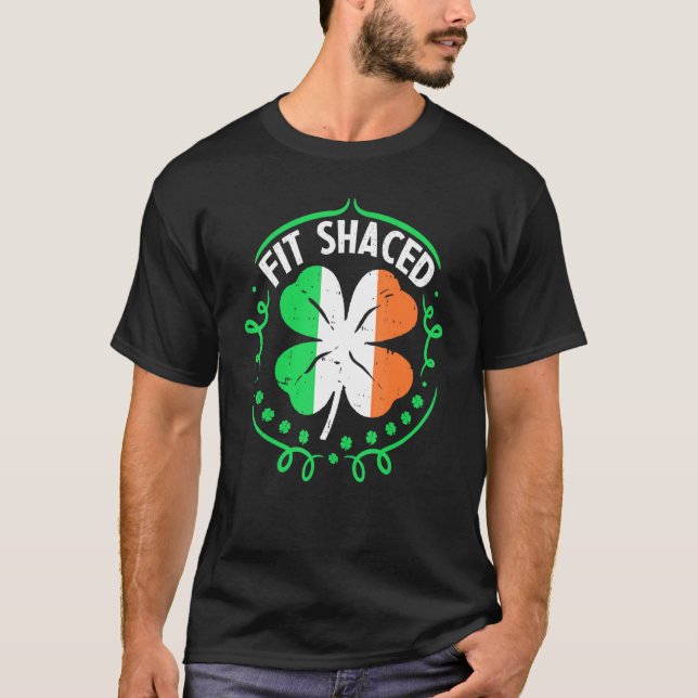 Camiseta Fit Shaced Funny St Patrick S Day Irish Drinking (Anverso)