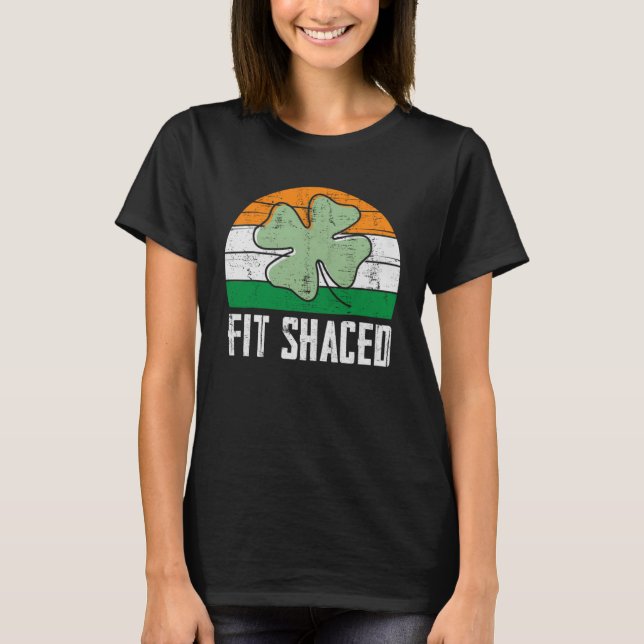 Camiseta Fit Shaced Irish Drinking borrachín St Patrick s D (Anverso)