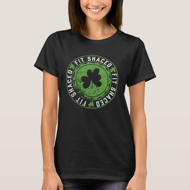 Camiseta Fit Shaced Irish Drinking Saint Patricks Day (Anverso)