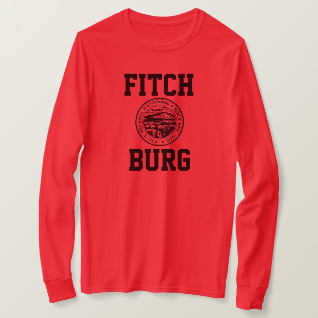 Camiseta Fitchburg Massachusetts 01420 (Anverso del diseño)