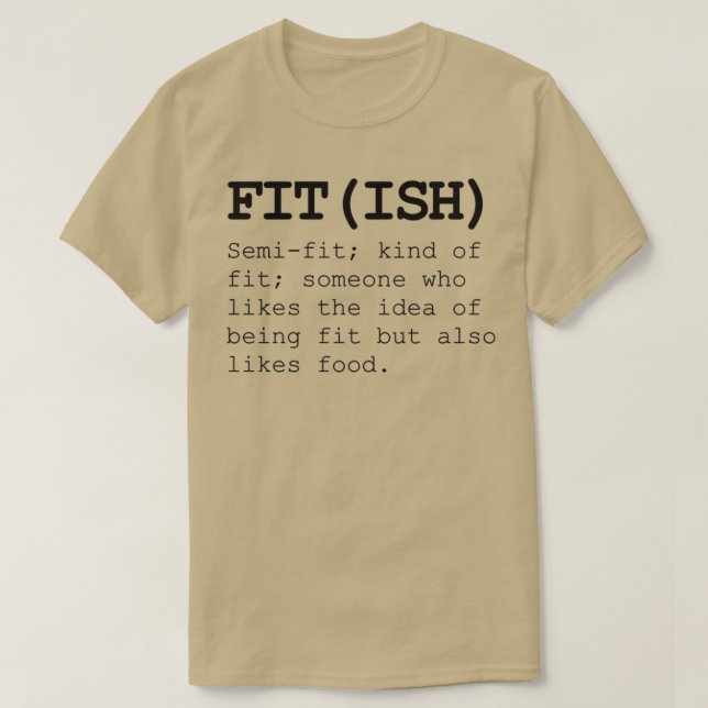 Camiseta Fitish Also Like Food  (Diseño del anverso)