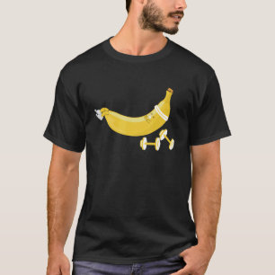 Camiseta Fitness Banana Gym Workout Fruit