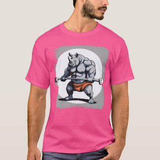 Camiseta Fitness Bodybuilding Rhino Gym