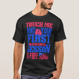 Camiseta Fitness Boxing Ring Primera lección gratis I Love