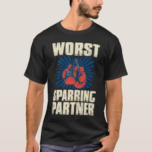 Camiseta Fitness Boxing Ring Worst Sparring Partner Loves K