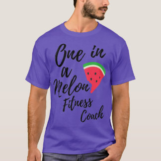 Camiseta Fitness Coach regalo Ideas uno en una Melon Fitnes