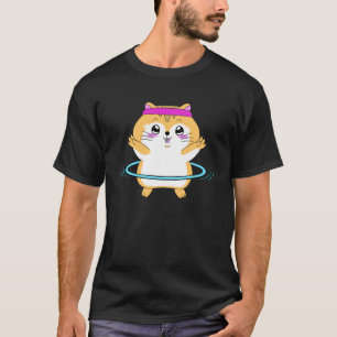 Camiseta Fitness Dance Hamster Hula Hoop Pullover Hoodie
