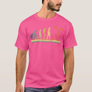 Camiseta Fitness de culturismo con pesas