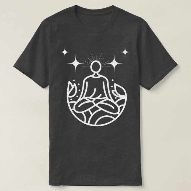 Camiseta fitness de yoga (Diseño del anverso)