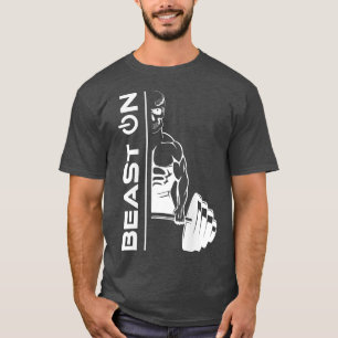 Camiseta Fitness Demon Demon Beast En Gym Motivnes Fitnes