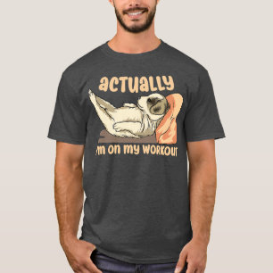 Camiseta Fitness Dog Funny Lazy Puppy