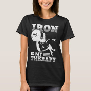 Camiseta Fitness dumbbell musculación levantamiento de peso