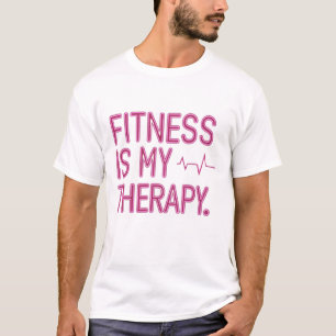 Camiseta Fitness es mi terapia