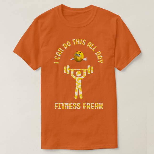 Camiseta FITNESS FREAK Weightlifter (Diseño del anverso)