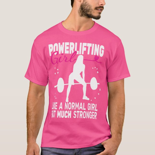 Camiseta Fitness Gym Powerlifer Halterofilia (Anverso)