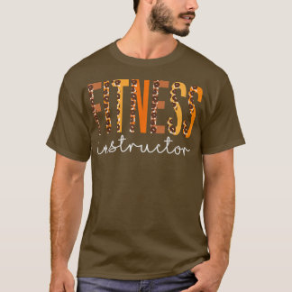 Camiseta Fitness Instructor leopard Fall Autumn Lovers Than