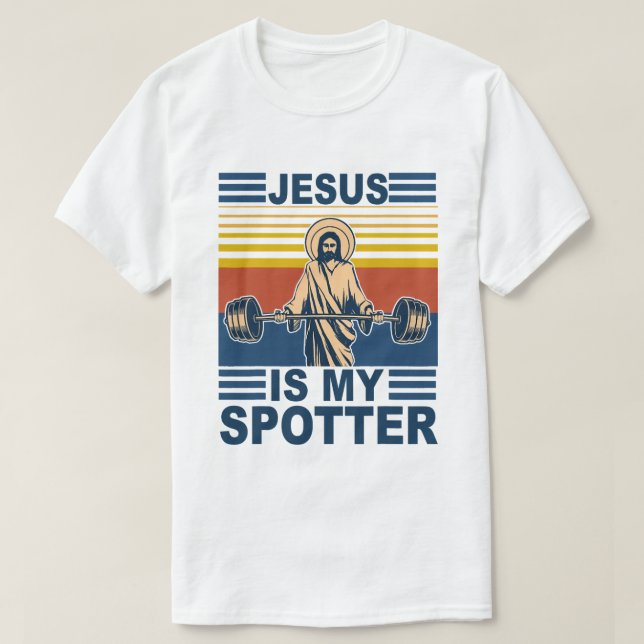 Camiseta Fitness Jesus es mi cosecha de postores (Diseño del anverso)
