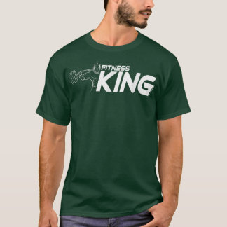 Camiseta Fitness King Soldier Lion Fitness Gym Motivation T