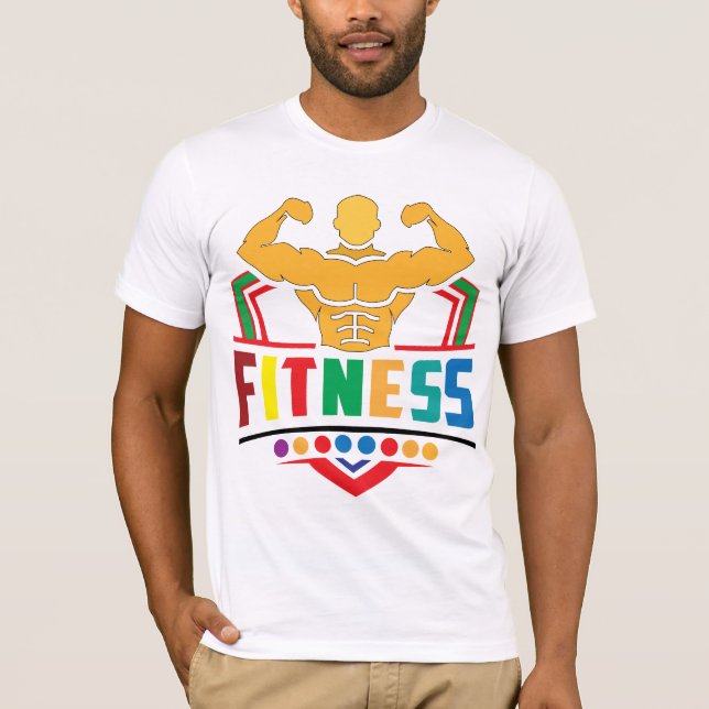 Camiseta Fitness Lifestyle – Train Hard Stay Strong (Anverso)