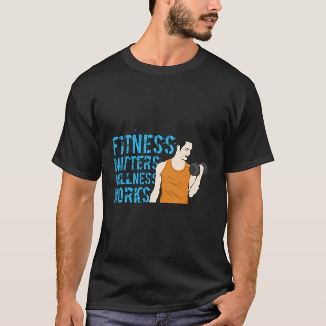 Camiseta Fitness Matters Wellness Works (Anverso)