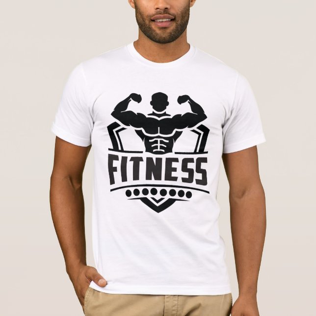 Camiseta Fitness Motivation Graphic | Strong & Active Life (Anverso)