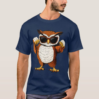 Camiseta Fitness owls T-Shirt