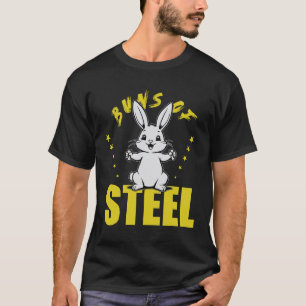 Camiseta Fitness Rabbit Lover Gym Workout Funny Bun T-Shirt