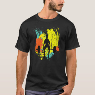 Camiseta Fitness Sports Barbell Gym Kettlebell Workout