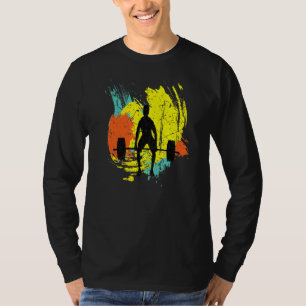 Camiseta Fitness Sports Barbell Gym Kettlebell Workout
