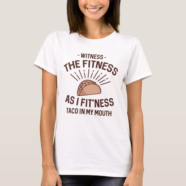 Camiseta Fitness Taco (Anverso)
