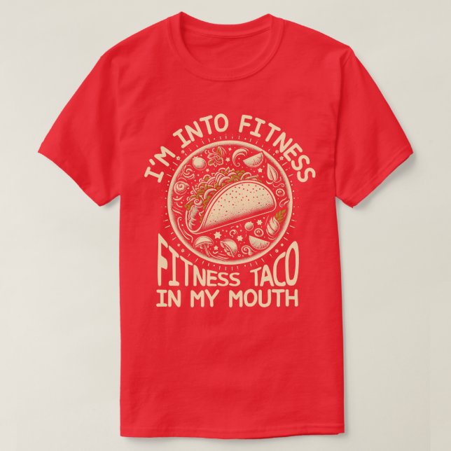 Camiseta Fitness Taco (Diseño del anverso)