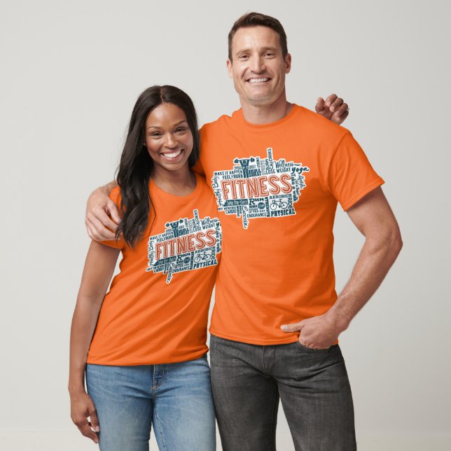 Camiseta Fitness Word Cloud (Unisexo)