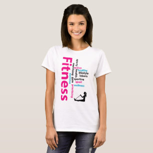 Camiseta Fitness words