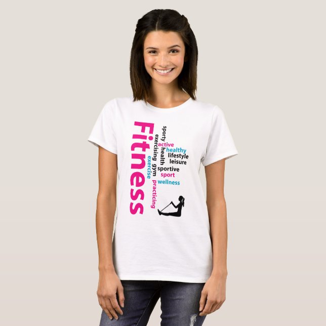 Camiseta Fitness words (Anverso completo)