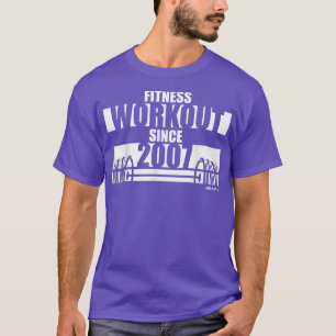 Camiseta Fitness Workout desde 2007 Gym Motivation Sings