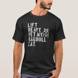 Camiseta Fitness Workout - Levanta Mascota fuerte mi gato R