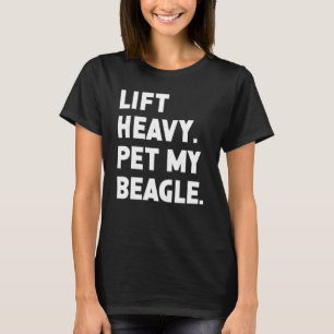Camiseta Fitness Workout Levantamiento Pesado Mascota Perro