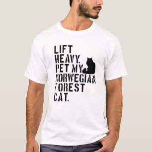 Camiseta Fitness Workout - Lift Heavy Mascota My Noruega Fo