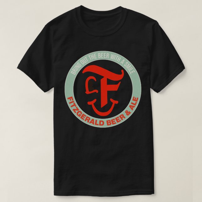Camiseta Fitzgerald Retro Derunct Beer Ale (Diseño del anverso)
