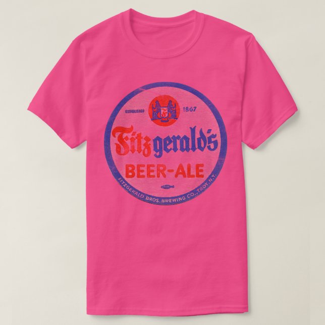 Camiseta Fitzgeralds Vintage Faded Look Design (Diseño del anverso)