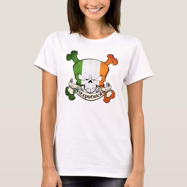 Camiseta Fitzpatrick Irish Skull (Anverso)