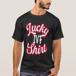 Camiseta FIV Día de Transferencia de Mamas Día Retro Lucky