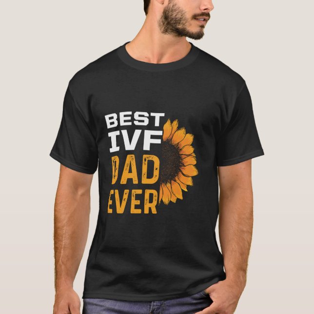 Camiseta FIV Gift Warrior Dad Transfer Day Infertilidad (Anverso)