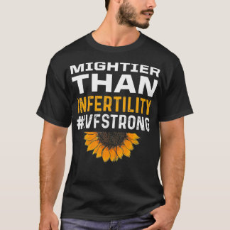 Camiseta FIV Gift Warrior Mightier Transfer Day Infertilida